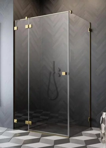 Zuhanykabin, Radaway Essenza Pro KDJ gold 90x80 Balos