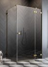 Zuhanykabin, Radaway Essenza Pro KDJ gold 90x110 Jobbos