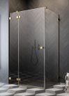 Zuhanykabin, Radaway Essenza Pro KDJ gold 110x100 Balos