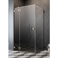 Zuhanykabin, Radaway Essenza Pro KDJ gold 120x90 Balos