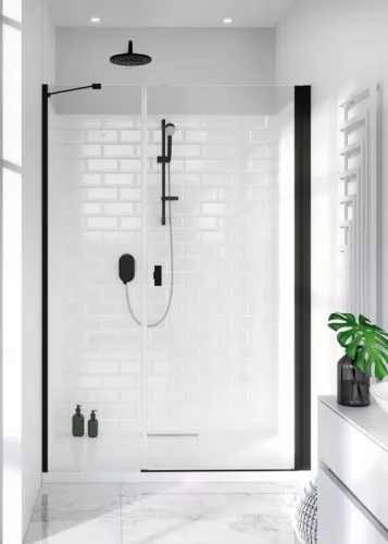 Zuhanyajtó, Radaway Nes Black DWS I 110 jobbos