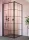 Zuhanykabin, Radaway Nes Black KDJ I Factory 80x80 balos