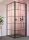 Zuhanykabin, Radaway Nes Black KDJ I Factory 80x80 jobbos