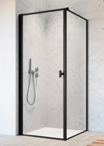 Zuhanykabin, Radaway Nes Black KDJ I Frame 80x80 balos