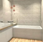 Csempe, Baldocer Shape Icon Grey rect. 30x90