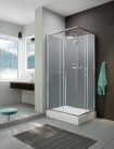 Zuhanykabin, Sanplast KCKN/CLIIa-90x120 W0 szett ezüst