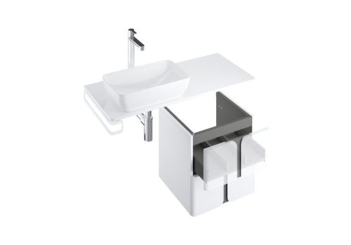 Mosdópult, Ravak Balance 1200 fehér (SD Balance bútorhoz) X000001372