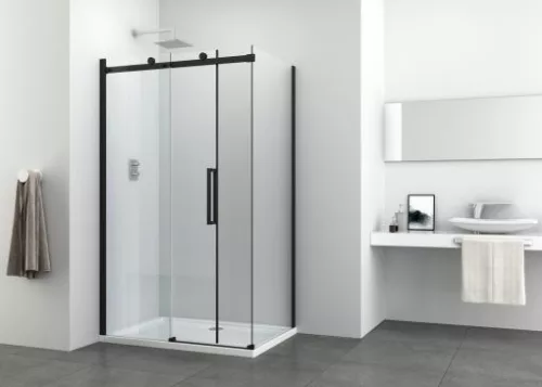 Zuhanyfal, Sanotechnik Comfort Black H80B