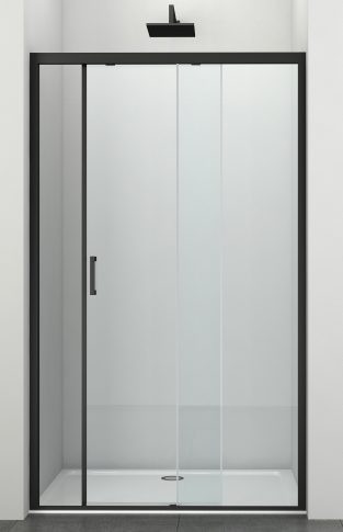 Zuhanyajtó, Sanotechnik Elite Black 120x195 SC120B