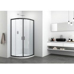 Zuhanykabin, Sanotechnik Elite Black 90x90 R90B