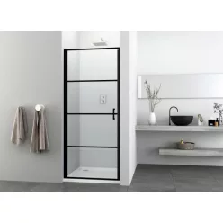 Zuhanyajtó, Sanotechnik Elite Black 80x195 S80B