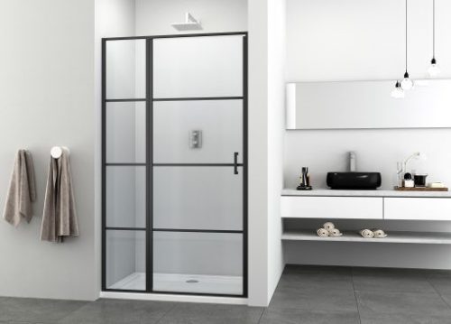 Zuhanyajtó, Sanotechnik Elite Black 120x195 K120B