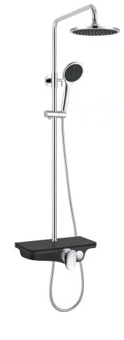 Zuhanyszett, Sanotechnik fekete zuhanyrendszer AS702