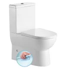 Wc, Aqualine Jalta monoblokkos alsó/hátsó kifolyású PB103RW