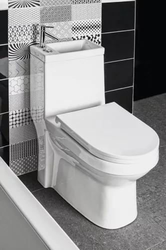 Wc, Aqualine Hygie monoblokkos alsó/hátsó kifolyású PB104 outlet