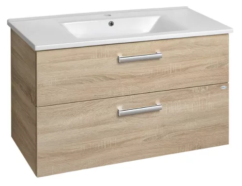Alsó szekrény, Aqualine Vega 2 fiókos platina tölgy VG903