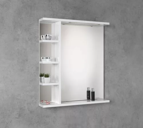 Tükör, Aqualine Korin 50x70 LED világítással, polccal KO355S