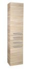 Álló szekrény, Aqualine Vega 35x184x31 platina tölgy VG985