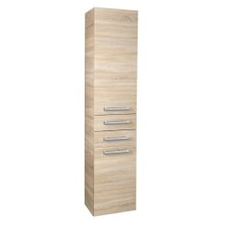   Álló szekrény, Aqualine Vega 35x184x31 platina tölgy VG985