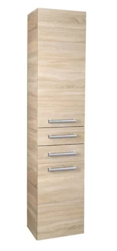 Álló szekrény, Aqualine Vega 35x184x31 platina tölgy VG985