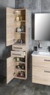 Álló szekrény, Aqualine Vega 35x184x31 platina tölgy VG985