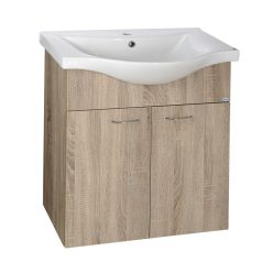Alsó szekrény, Aqualine Keramia Fresh platina tölgy 50065
