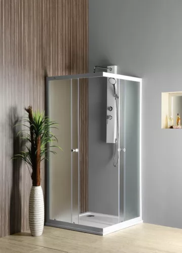 Zuhanykabin, Aqualine Alain 80x80 Brick üveg BTQ800