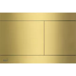 Öblítőtartály nyomólap, AlcaPlast FUN-BRASS