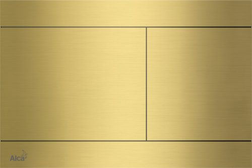 Öblítőtartály nyomólap, AlcaPlast FUN-BRASS