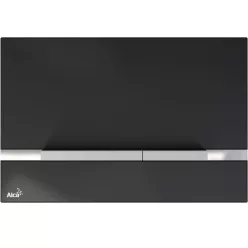 Öblítőtartály nyomólap, AlcaPlast STRIPE-GL1204