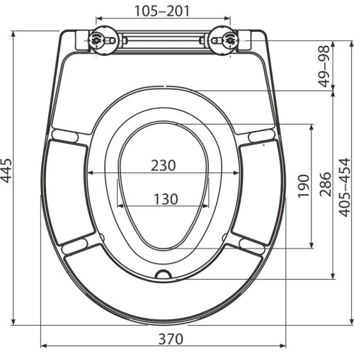 Wc tető, AlcaPlast A606 Soft Close Duroplast gyermekbetéttel