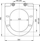 Wc tető, AlcaPlast A66 Soft Close Duraplast