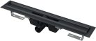 Padlóösszefolyó, AlcaPlast fekete 300 mm APZ1BLACK-300