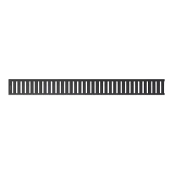   Padlóösszefolyó rács, AlcaPlast Pure Black 300 mm PURE-300BLACK