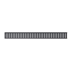   Padlóösszefolyó rács, AlcaPlast Pure Black 650 mm PURE-650BLACK