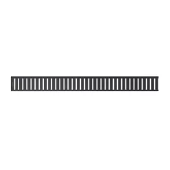   Padlóösszefolyó rács, AlcaPlast Pure Black 650 mm PURE-650BLACK