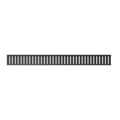   Padlóösszefolyó rács, AlcaPlast Pure Black 1150 mm PURE-1150BLACK