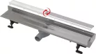 Padlóösszefolyó, AlcaPlast Fit and Go Wall 750 mm APZ23-DOUBLE9-750