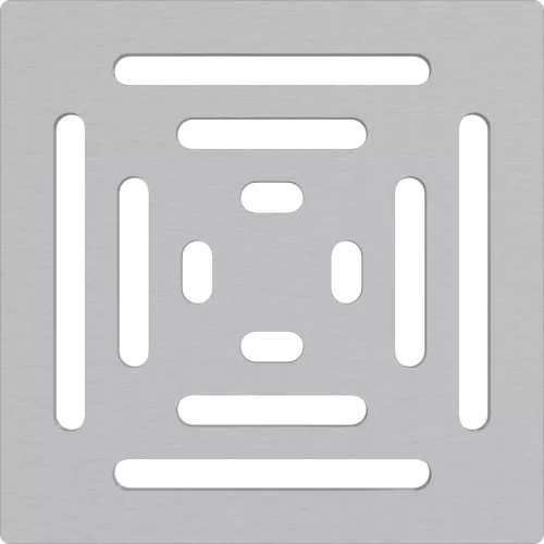 Padlóösszefolyó rács, AlcaPlast 102x102 mm MPV012