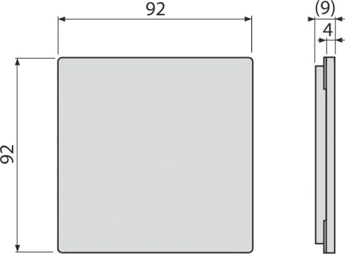Padlóösszefolyó rács, AlcaPlast 92x92 mm MPV013