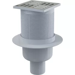 Padlóösszefolyó, AlcaPlast 105x105 mm APV32