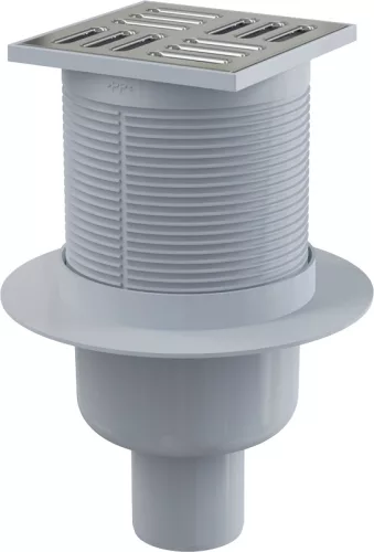 Padlóösszefolyó, AlcaPlast 105x105 mm APV32