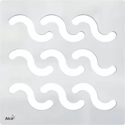 Padlóösszefolyó rács, AlcaPlast 102x102 mm MPV002