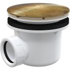 Zuhanytálca szifon, AlcaPlast bronz-antic A49ANTIC