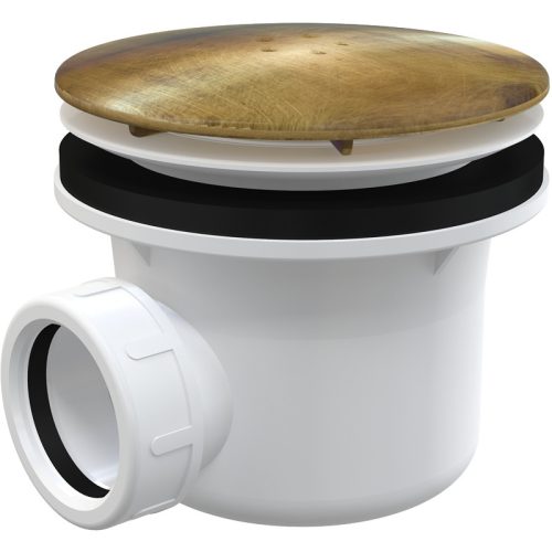 Zuhanytálca szifon, AlcaPlast bronz-antic A49ANTIC