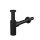 Mosdószifon, AlcaPlast Design matt-fekete A400BLACK