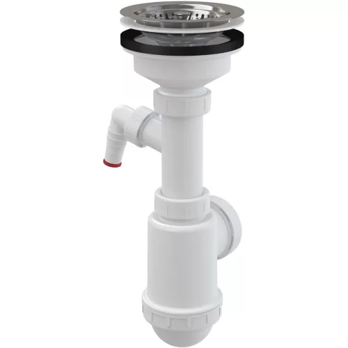 Mosogató szifon, AlcaPlast leeresztővel A446P-DN50/40