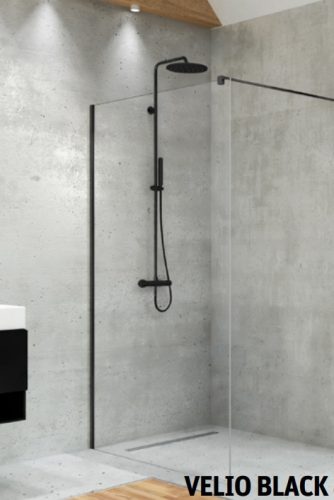 Walk-in, Roltechnik New Trendy Velio Black 120x200 D-0145B