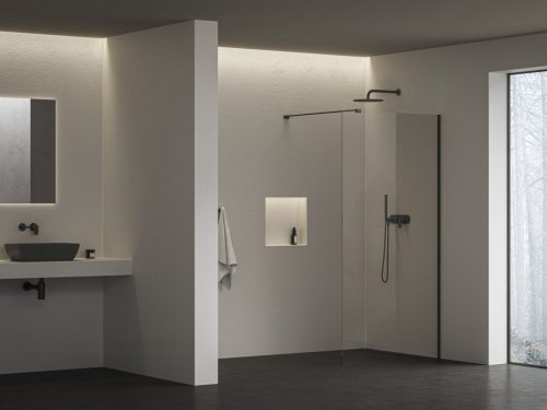 Ravak Walk-In Wall-100 fekete GW9WA0300Z1