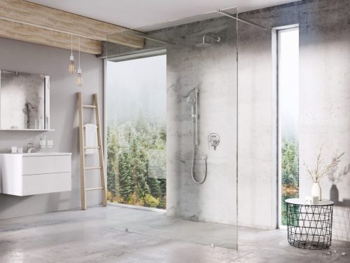 Walk-in, Ravak Walk-In Free Set 120, zuhanykabin króm+transparent GW9FG0C0SZ1